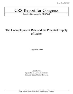 The Unemployment Rate and the Potential Supply of Labor