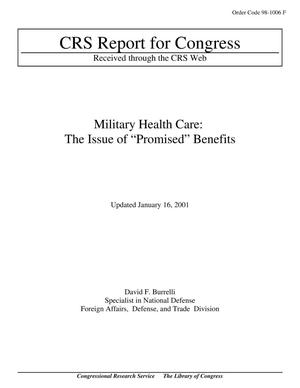 Military Health Care: The Issue of “Promised” Benefits