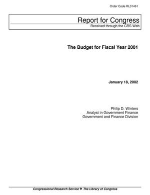 The Budget for Fiscal Year 2001