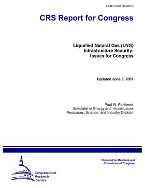 Liquefied Natural Gas (LNG) Infrastructure Security: Issues for Congress