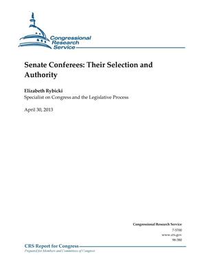 Senate Conferees: Their Selection and Authority