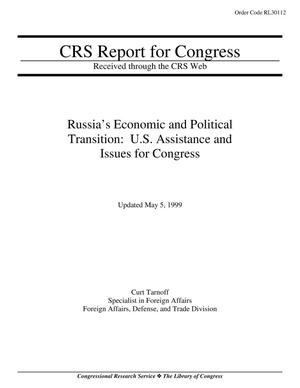 Russia’s Economic and Political Transition: U.S. Assistance and Issues for Congress
