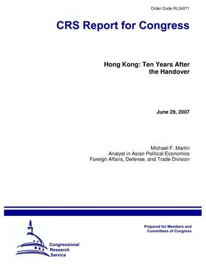 Hong Kong: Ten Years After the Handover