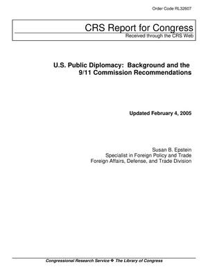 U.S. Public Diplomacy: Background and the 9/11 Commission Recommendations
