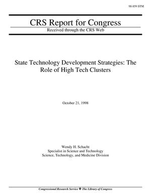 State Technology Development Strategies: The Role of High Tech Clusters