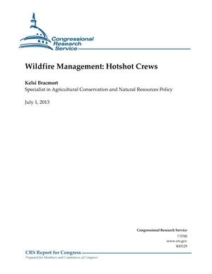 Wildfire Management: Hotshot Crews