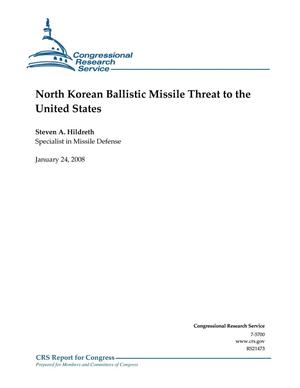 North Korean Ballistic Missile Threat to the United States