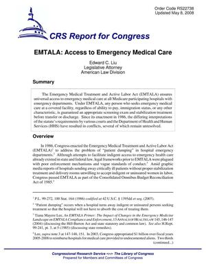 EMTALA: Access to Emergency Medical Care
