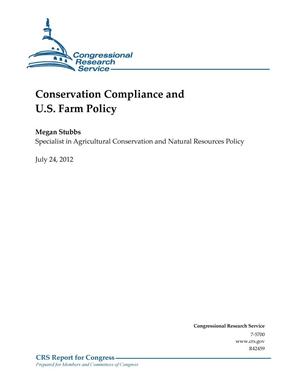 Conservation Compliance and U.S. Farm Policy
