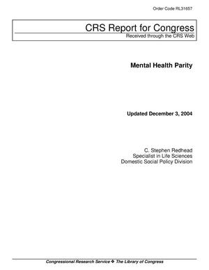 Mental Health Parity