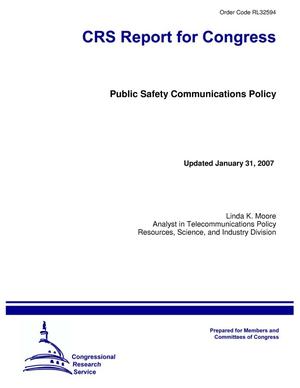 Public Safety Communications Policy