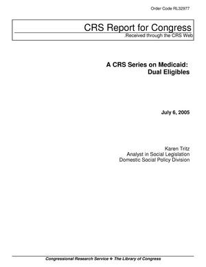 A CRS Series on Medicaid: Dual Eligibles