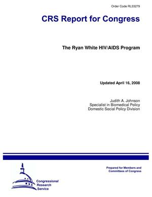 The Ryan White HIV/AIDS Treatment Program