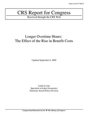 Longer Overtime Hours: The Effect of the Rise in Benefit Costs