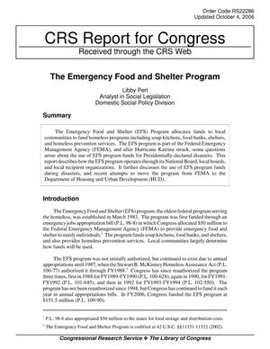 The Emergency Food and Shelter Program