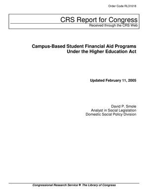 Campus-Based Student Financial Aid Programs Under the Higher Education Act