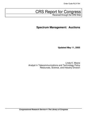 Spectrum Management: Auctions
