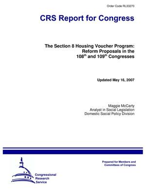 Primary view of object titled 'The Section 8 Housing Voucher Program: Reform Proposals in the 108th and 109th Congresses'.