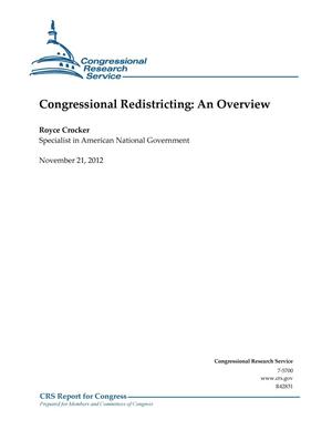Congressional Redistricting: An Overview