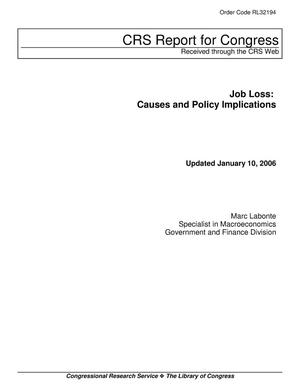 Job Loss: Causes and Policy Implications