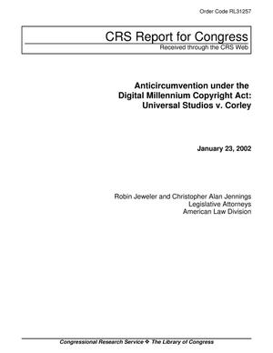 Anticircumvention under the Digital Millennium Copyright Act: Universal Studios v. Corley