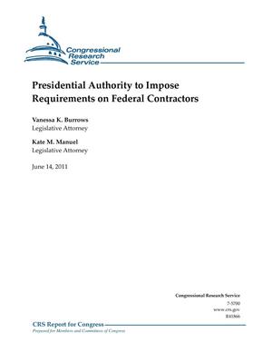 Presidential Authority to Impose Requirements on Federal Contractors