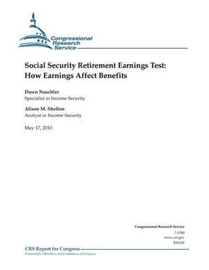 Social Security Retirement Earnings Test: How Earnings Affect Benefits