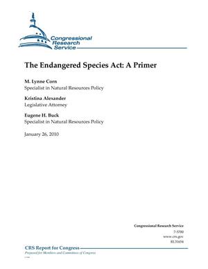 The Endangered Species Act: A Primer
