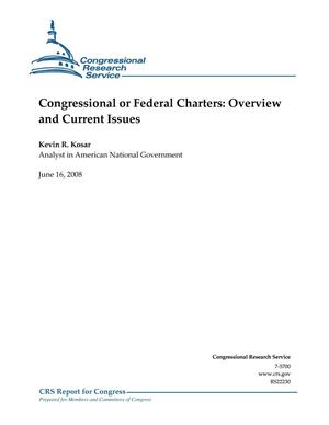 Congressional or Federal Charters: Overview and Current Issues