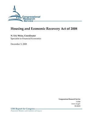 Housing and Economic Recovery Act of 2008