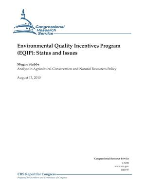 Environmental Quality Incentives Program (EQIP): Status and Issues