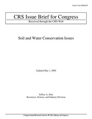 Soil and Water Conservation Issues