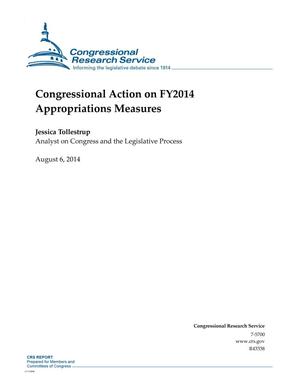 Primary view of object titled 'Congressional Action on FY2014 Appropriations Measures'.