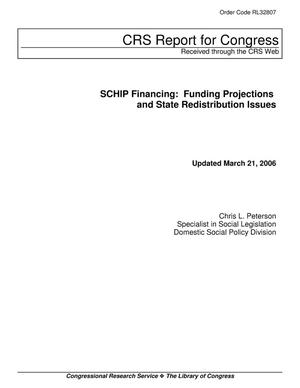 SCHIP Financing: Funding Projections and State Redistribution Issues