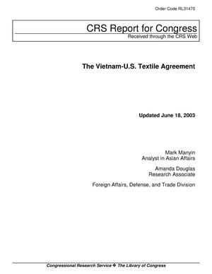 The Vietnam-U.S. Textile Agreement