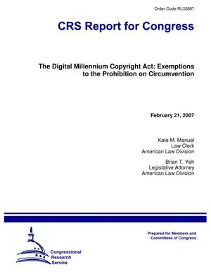 The Digital Millennium Copyright Act: Exemptions to the Prohibition on Circumvention