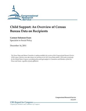 Child Support: An Overview of Census Bureau Data on Recipients