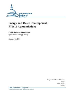 Energy and Water Development: FY2012 Appropriations