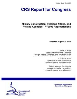 Military Construction, Veterans Affairs, and Related Agencies: FY2008 Appropriations