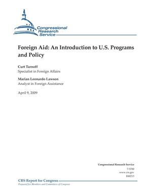Foreign Aid: An Introduction to U.S. Programs and Policy
