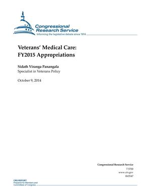 Veterans’ Medical Care: FY2015 Appropriations