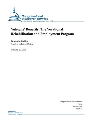 Veterans’ Benefits: The Vocational Rehabilitation and Employment Program
