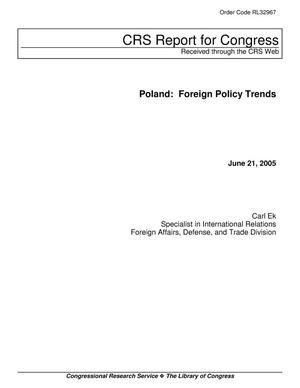 Poland: Foreign Policy Trends