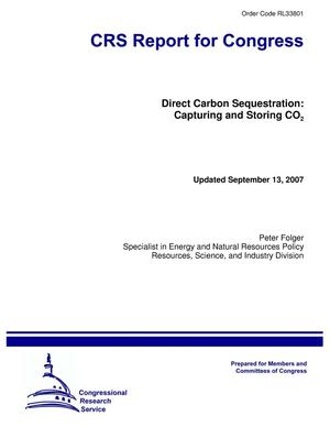 Direct Carbon Sequestration: Capturing and Storing CO2