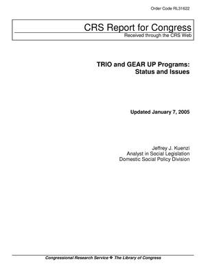 TRIO and GEAR UP Programs: Status and Issues
