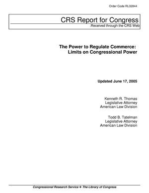 The Power to Regulate Commerce: Limits on Congressional Power