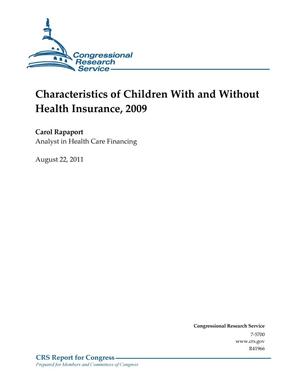 Characteristics of Children With and Without Health Insurance, 2009