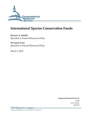 International Species Conservation Funds