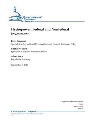 Hydropower: Federal and Nonfederal Investment