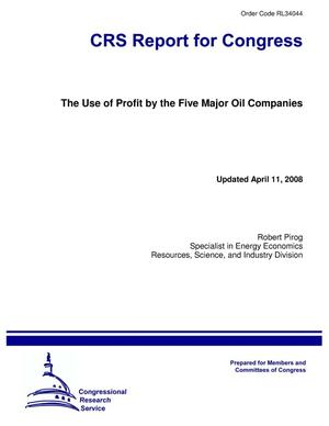 The Use of Profit by the Five Major Oil Companies